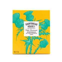 Shortbread House of Edinburgh Shortbread With Mediterranean Lemon Rounds Buttergebäck mit Zitronen Produktbild