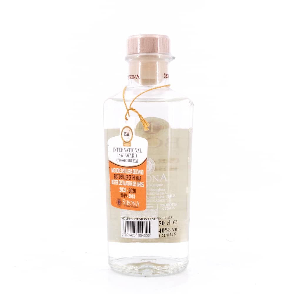 Sibona La Grappa Di Nebbiolo 0,50 Liter/ 40.0% vol Produktbild