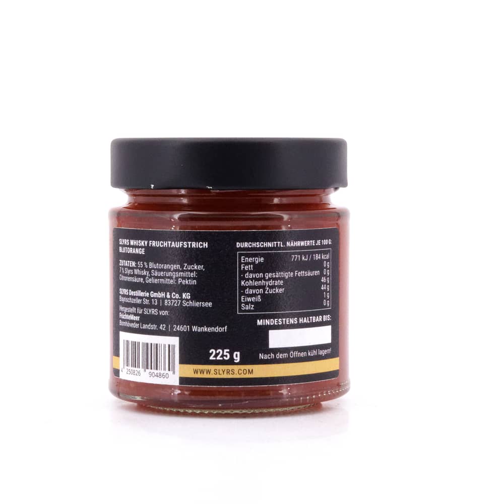 Slyrs Marmelade Blutorange mit Whisky 225 Gramm/ 7.0% vol Produktbild