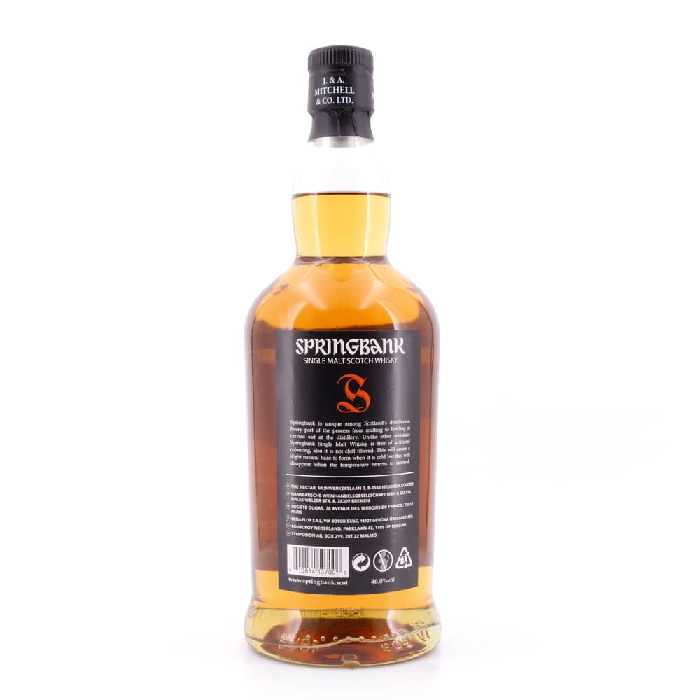Springbank 10 Jahre 0,70 Liter/ 46.0% vol Produktbild