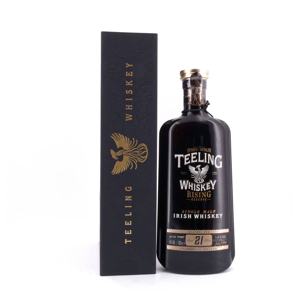 Teeling 21 Jahre Rising Reserve #3 Ruby Port Cask Finish 0,70 Liter/ 46.0% vol Produktbild
