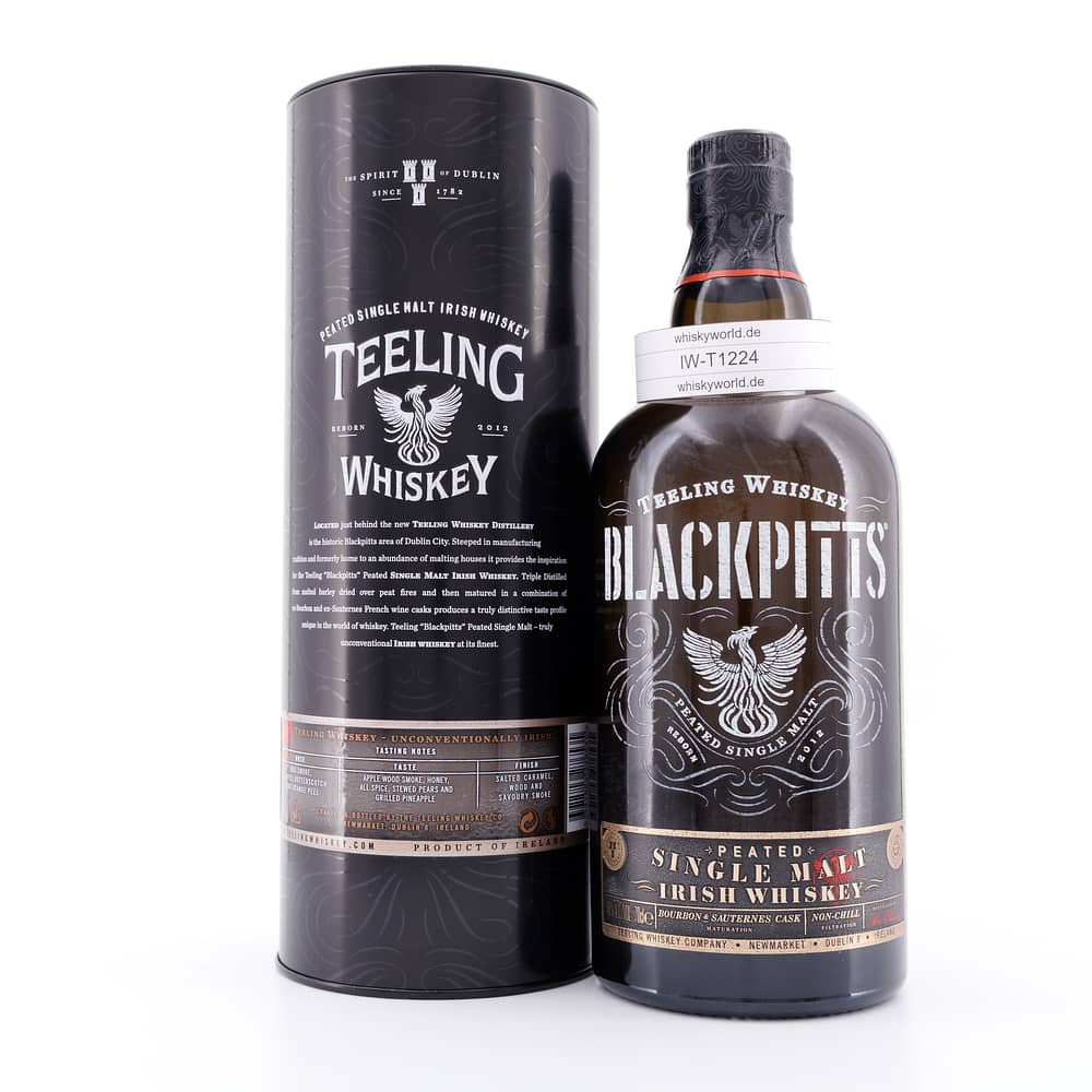 Teeling Blackpitts Peated Single Malt 0,70 Liter/ 46.0% vol Produktbild