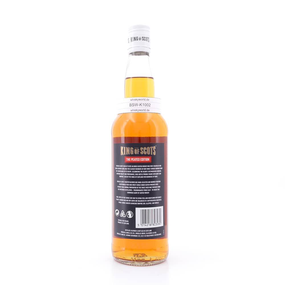 The King of Scots The Peated Edition 0,70 Liter/ 40.0% vol Produktbild