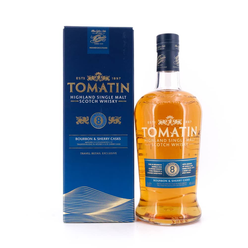 Tomatin Golden 8 Jahre Bourbon & Oloroso Sherry Casks 1 L/ 40.0% Vol