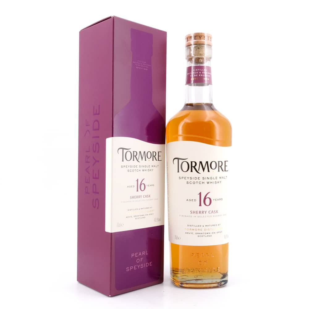 Tormore 16 Jahre Oloroso & Cream Sherry Casks 0,70 Liter/ 46.8% vol Produktbild