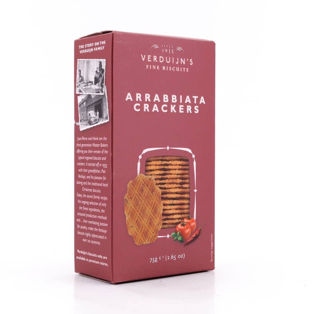 Verduijn's Arrabbiata Crackers 75 Gramm Produktbild