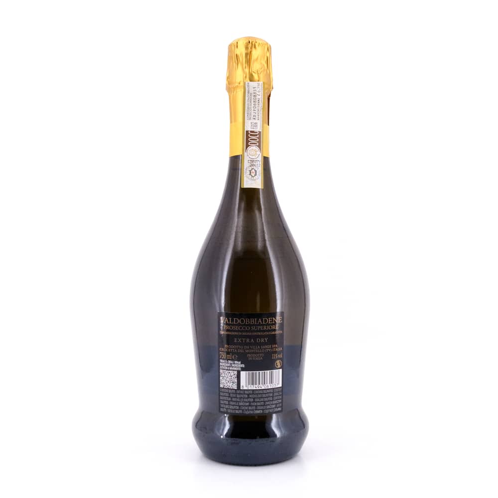 Villa Sandi Prosecco Valdobbiadene Superiore Spumante DOCG Extra Dry 0,750 Liter/ 11.0% vol Produktbild