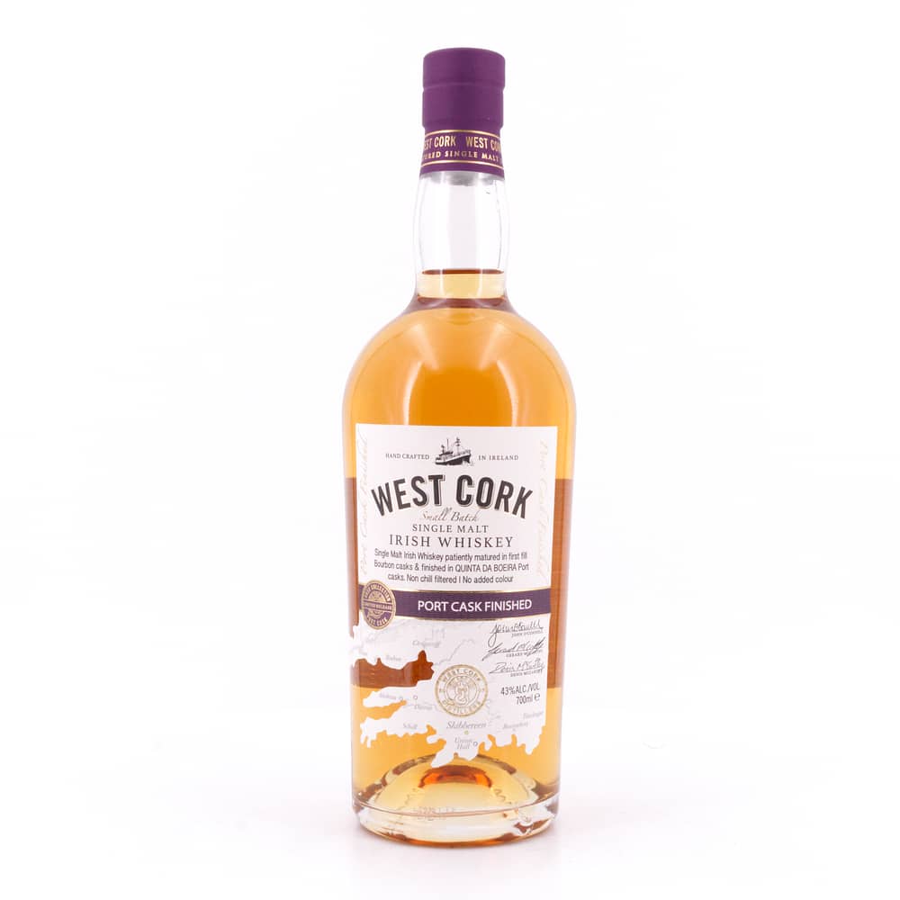 West Cork Bronze/Golden Single Malt Port Cask Finish 0,70 L/ 43.0% Vol
