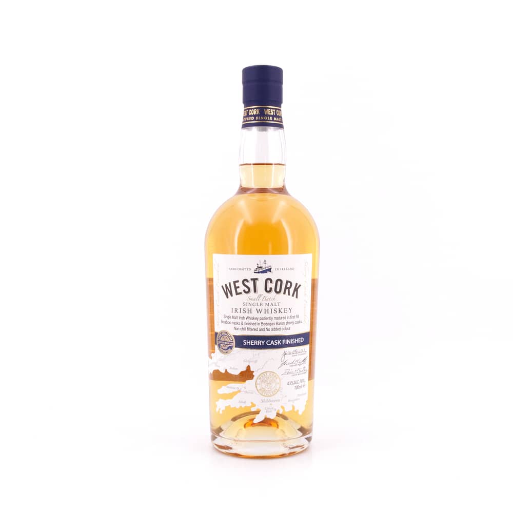 West Cork Golden/Rote Single Malt Sherry Cask Finish 0,70 L/ 43.0% Vol