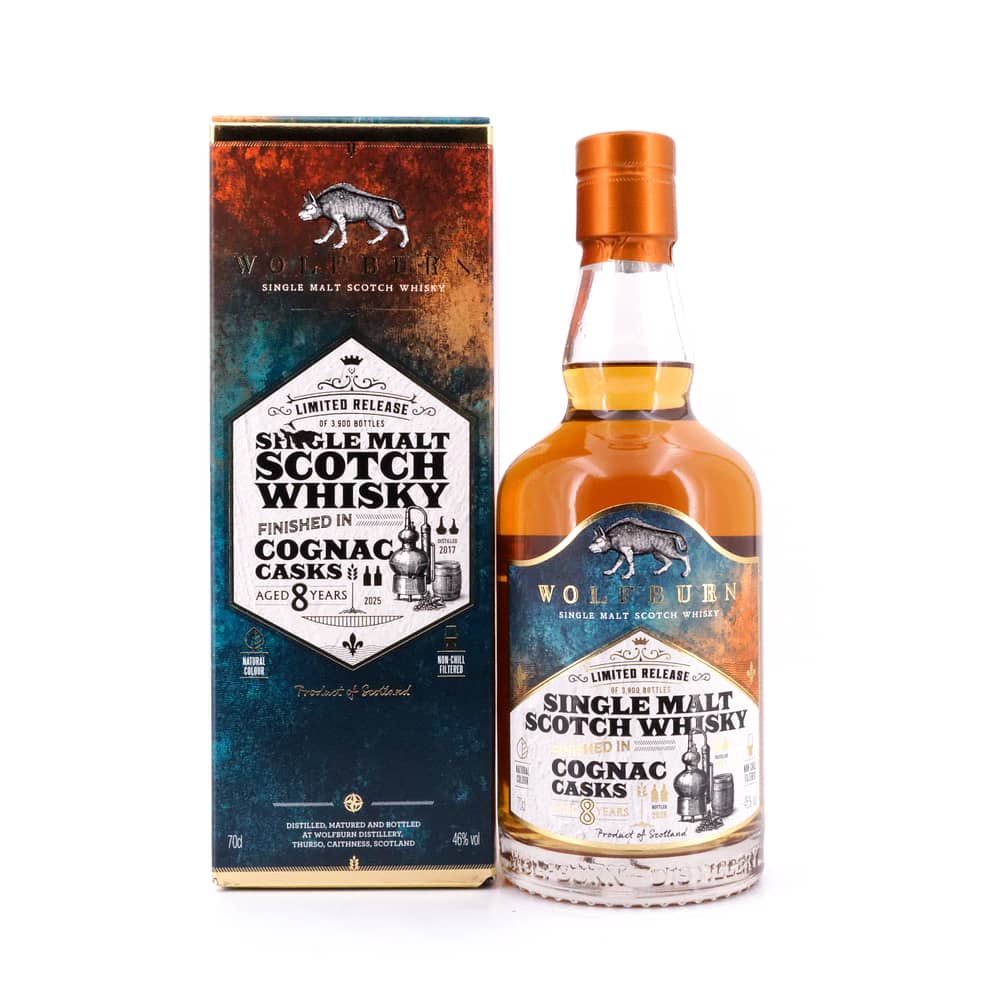 Wolfburn 8 Jahre Cognac Cask Release 0,70 L/ 46.0% Vol