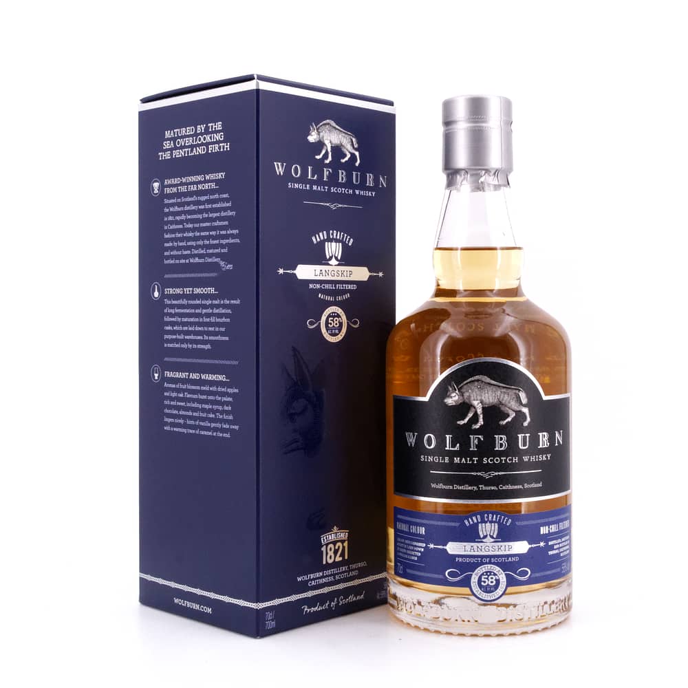 Wolfburn Langskip Batch strength 0,70 Liter/ 58.0% vol Produktbild