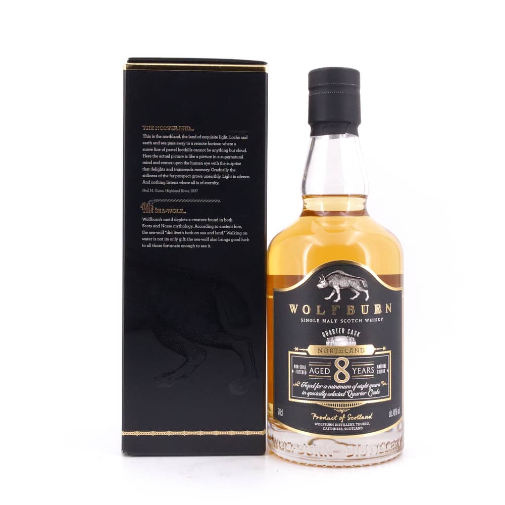 Wolfburn Northland 8 Jahre 0,70 Liter/ 46.0% vol Produktbild