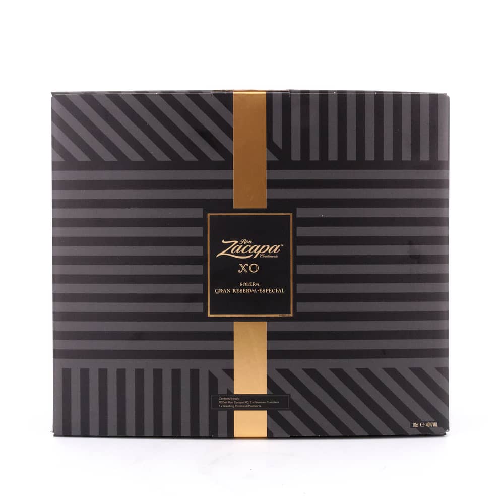 Zacapa Centenario XO Solera Gran Reserva Especial mit 2 Stück Zacapa Gläser 0,70 Liter/ 40.0% vol Produktbild