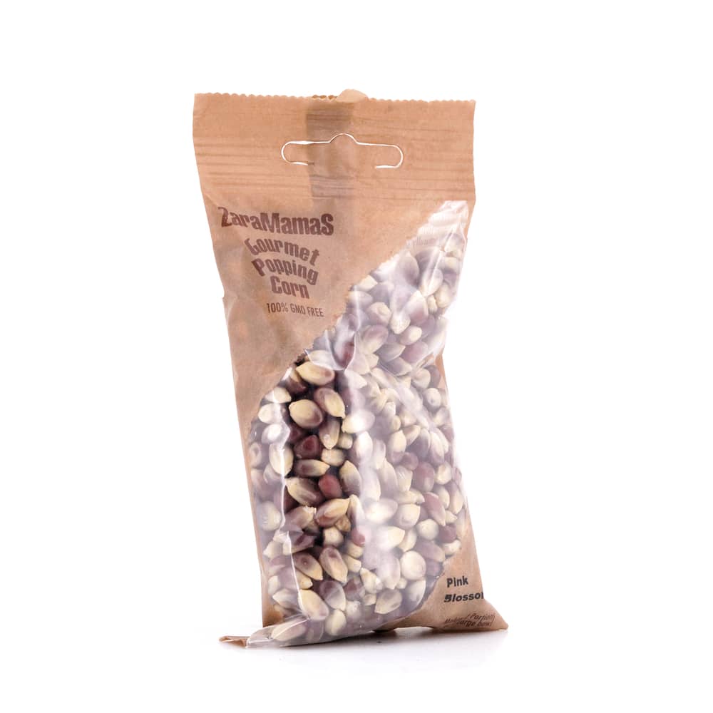 ZaraMama Popcorn Pink Blossom 100% Gentechnikfrei 90 Gramm Produktbild